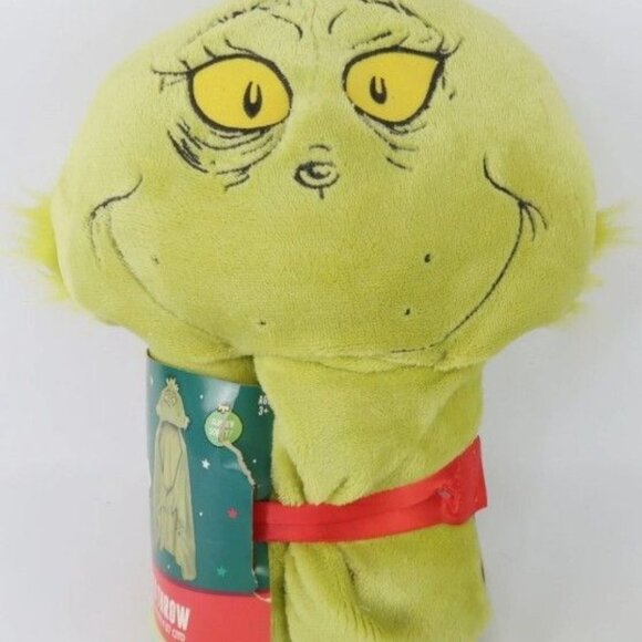 THE GRINCH Hooded Throw Blanket - Cuddly as A Cactus Soft! Dr. Suess - Picture 7 of 7
